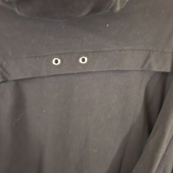 Anne Klein Vintage Black Pima Cotton Hoodie Size XL - Picture 6 of 8